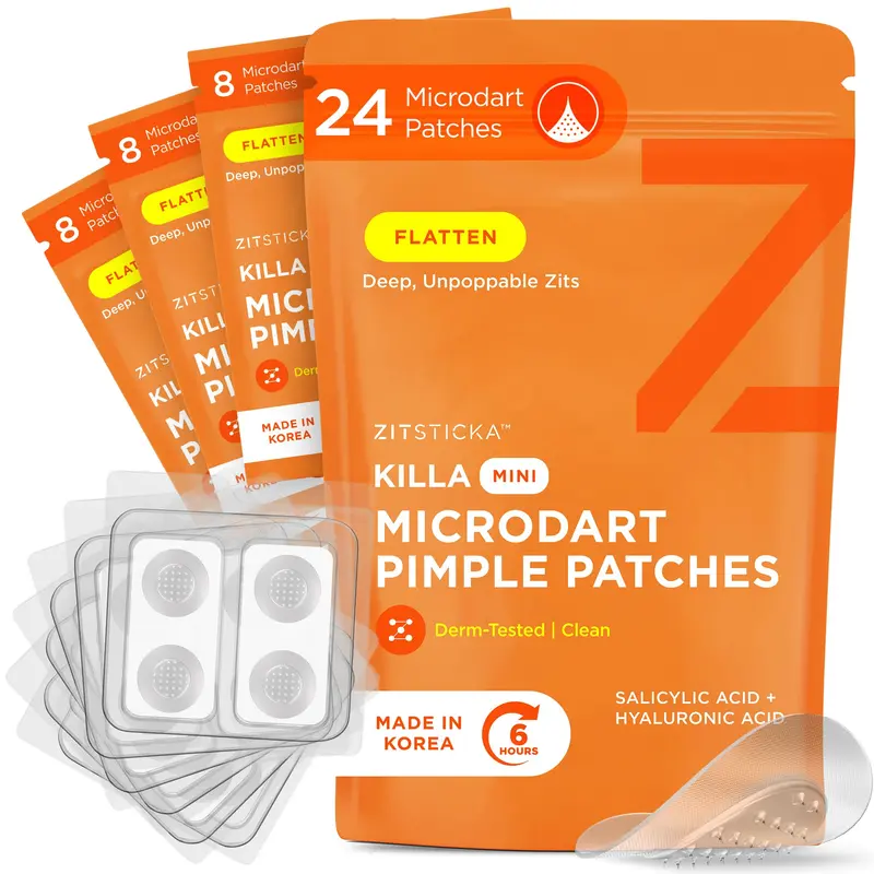ZitSticka Killa Patch – Patchs mini à microdards, 24 pièces
