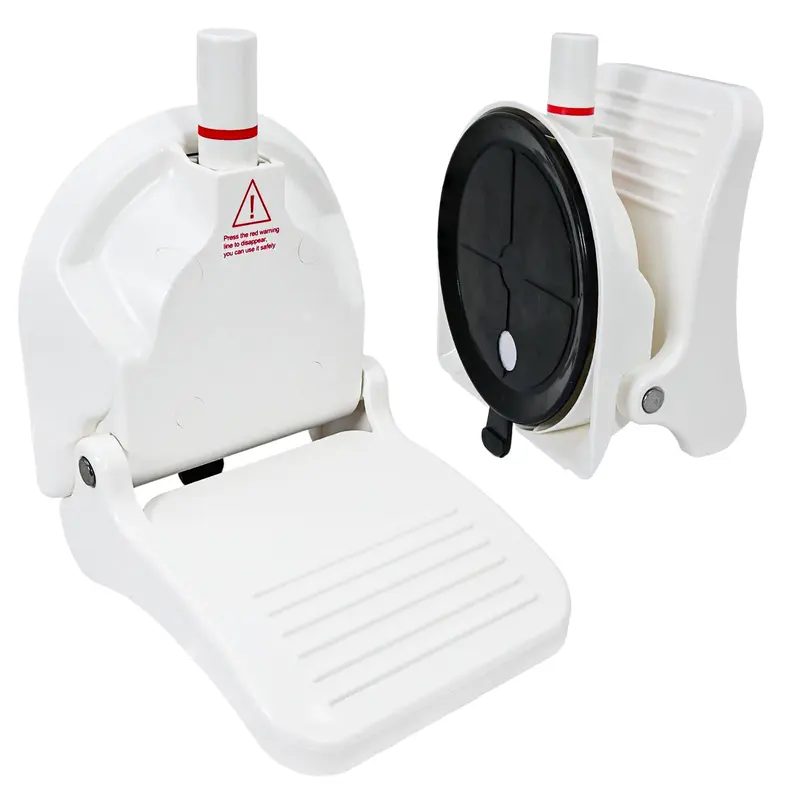 ZMJY Repose-pieds de Douche – Ventouse Forte Sans Percage, Pliable et Antidérapant