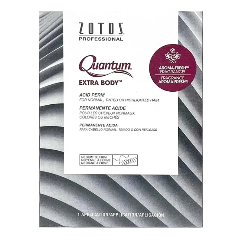 Zotos Quantum Extra Body Acid Permanent — Traitement capillaire en 1 application pour boucles définies