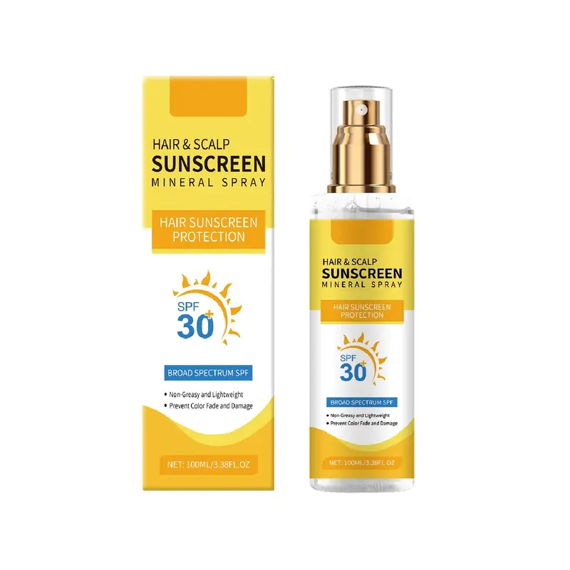 ZTSGU Spray Solaire Cheveux et Cuir Chevelu SPF 30 – Protection UV et Vibrance des Couleurs