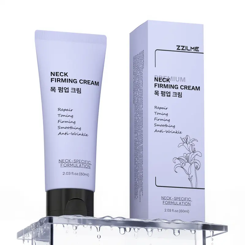 ZZILME Crème Premium pour le cou et décolleté – Raffermissement et lissage (60 ml)